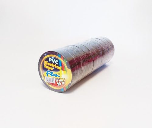Szigetelőszalag 19mm×20m fekete 