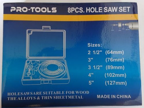 Körkivágó fához Pro-Bit 8részes 64-127mm