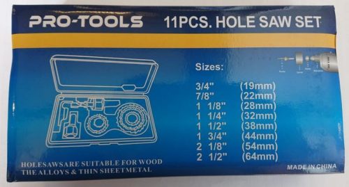 Körkivágó fához Pro-Bit 11részes 19-64mm