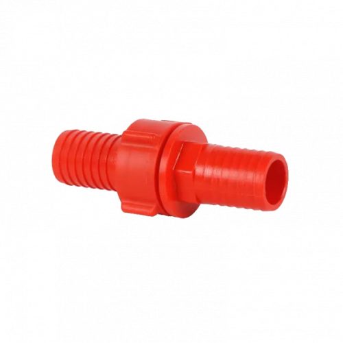 Tömlőösszekötő 3/4 - 3/4 - 3/4" piros