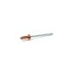 EcoPop nyitott D-fejű popszegecs, alu/acél, festett RAL8004 (rézbarna), 3,2x8