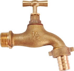 kerti kifolyócsap, réz, tömlővéges, 3/4" Prémium