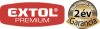 Extol Premium akkus ütvefúró- és csavarozó, Share20V, 20V, Li-ion, 50Nm, 2db akku, 1db töltő, 2000 mAh, 50Nm