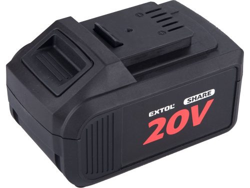 Extol Premium tartalék akku 20V, Li-ion, Share20V, 6000mAh