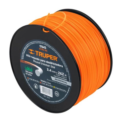 Truper fűkasza damil 2,4mm x 262m /HTR3-95/
