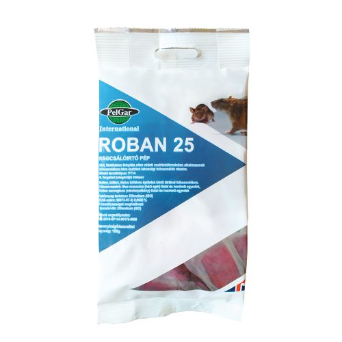 Roban rágcsálóirtó méreg, pép 150 g
