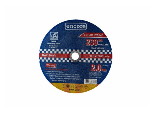 ENCORE Vágókorong 230 x 2,0 x 22,23 mm INOX
