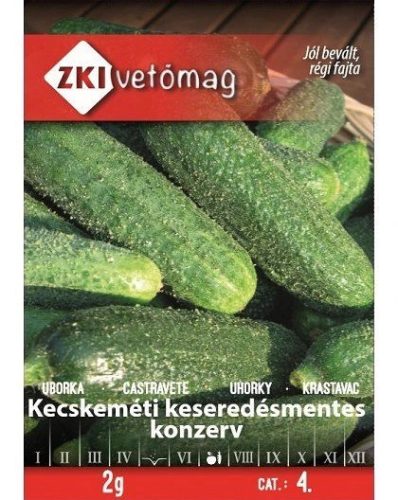 ZKI Vetőmag KECSKEMÉTI KESEREDÉS MENTES 2g