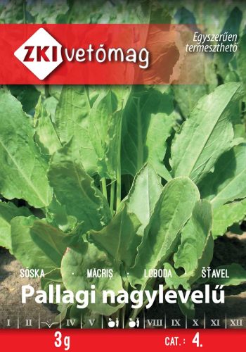 ZKI Vetőmag Sóska PALLAGI NAGYLEVELŰ 3g 