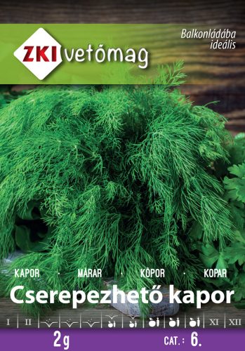 ZKI Vetőmag Kapor cserepezhető 2g