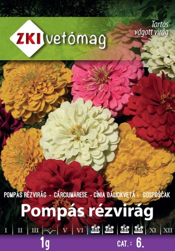 ZKI Vetőmag Pompás rézvirág Dáliavirágú színkeverék 1g