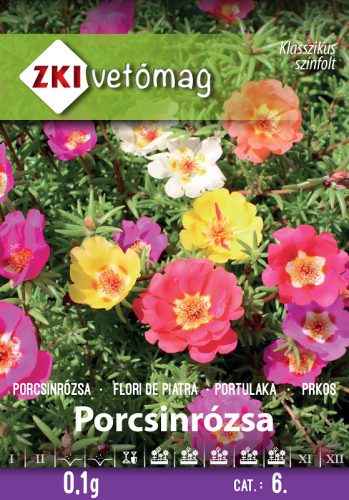 ZKI Vetőmag Porcsinrózsa Alacsony színkeverék 0,1g